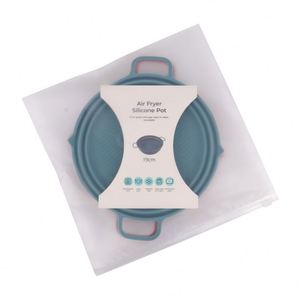 Non Stick Food Safe Reusable Airfryer Silicone Pot Baking Molds Pan Kitchen Cooking Tools Air Fryer Silicone Liners for Airfryer - Product Image 3