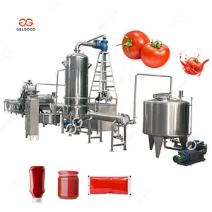 Gelgoog commerciale di grande capacità della linea di lavorazione automatica del Ketchup della salsa di pomodoro che fa la macchina