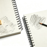 Cuaderno de Dibujo Espiral Personalizado con Papel en Blanco y Cubierta Impresa para Niños, Estudiantes y Principiantes