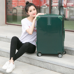 Women's Rolling <b>Suitcase</b> 20 Inch With <b>Lock</b> Universal Wheels Durable Travel Carry On Solid Color Spring 2024 - Product Image 2