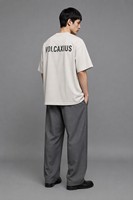 T-shirt Oversize Vierge 240g avec Impression de Logo Personnalisé, Coupe Minimaliste Moderne, 100% Coton Filé Anneauté, Qualité Équivalente au Designer