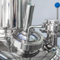 Homogénéisateur de mélange de pâte de réservoir d'émulsification sous vide de 50L 100L avec agitateur pour le savon similaire de modèle de liquides alimentaires et chimiques