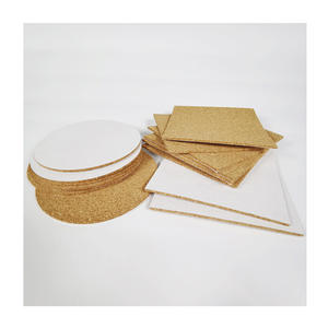Tapetes de Corcho Xinbojia de 2mm de Grosor, Cuadrados y Redondos, con Adhesivo, Aislantes del Calor, Antideslizantes, Color Madera Natural - Product Image 1