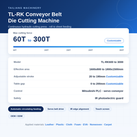 Viersäulen-Hydraulik-Schneidpresse für Leder, Kunststoff, Schaumstoff, Stoff, Teppich und Nichtmetallplatten