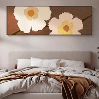 Lukisan Dinding Porselen Kristal Motif Bunga Nordik untuk Dekorasi Latar Belakang Sofa Ruang Tamu dan Kamar Tidur Anak