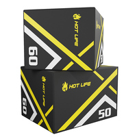 Nuevo Diseño Gimnasio Salto Ejercicios 3 en 1 Pliométrico Plyo Jump Box
