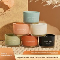 Neue Aromatherapie-Kerze in Geschenkbox, Rauchfreies Sojawachs, Frische Luft, 12-24 Stunden Brenndauer, Duftkerze für Wohnzimmer und Schlafzimmer