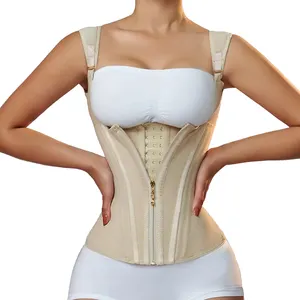 New Hot Breathable Compression Girdle Post Surgical Waist Back Support Bbustier Femme Reductor Colombianas Shapewear Fajas