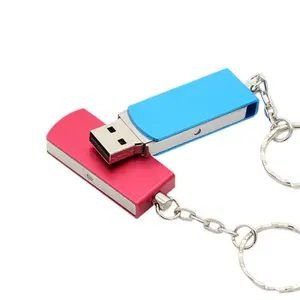 แฟชั่นหมุน 32GB USB 2.0 แฟลช/ปากกาไดรฟ์แบบพกพาโลหะพลาสติกไม้ใหม่ USB 3.0 กล่องของขวัญโทรศัพท์รถโปรโมชั่นหมุน