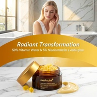 Crema Facial Hidratante con Vitamina C en Cápsulas Doradas de Camelia y Té Verde de Bosman Private Label, Cuidado Antiarrugas con Liposomas