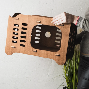 Maison intérieure moderne et écologique ODM OEM pour animaux de compagnie Maison pour chat en bois personnalisable avec mobilier amovible et lavable pour petits et gros chats - Product Image 3