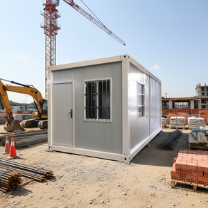 Casa Contenedor Portátil <span class=keywords><strong>de</strong></span> 20 pies para Alojamiento <span class=keywords><strong>de</strong></span> Trabajadores, Construcción con Paneles <span class=keywords><strong>de</strong></span> Lana <span class=keywords><strong>de</strong></span> <span class=keywords><strong>Roca</strong></span>, Uso <span class=keywords><strong>en</strong></span> Obras - Product Image 1