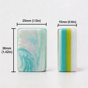 Set di Tessere Mahjong Americane in Acrilico Stile Costa Corallina Shengyu con Perle d'Acqua, Design Moderno Artistico per 4 Giocatori, Resistenti per Casinò e Gioco d'Azzardo - Product Image 5