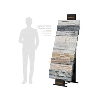 Présentoir vertical en granit Ecological Vision Case pour échantillons de carreaux de céramique haute résistance et pierres, avec support superposé