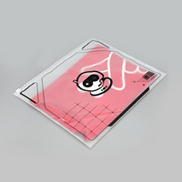 Logo personnalisé recyclé personnalisé refermable en plastique givré bijoux curseur sac à fermeture éclair pour accessoire