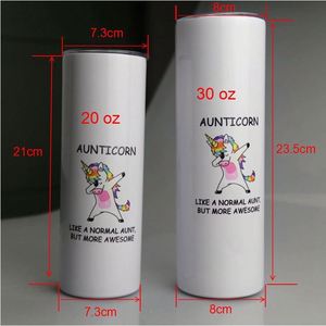 Listo para enviar: Envío gratis desde almacén en EE. UU. Vaso de 20 oz para sublimación, recto, delgado, con pajita. - Product Image 3