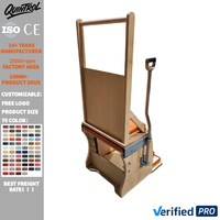 Silla Wunda de Pilates Quintrol de Alta Calidad, Reformer de Madera de Arce, Estructura de Madera de Arce para Estudio de Yoga, Equipo de Fitness
