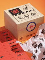 Emballage de fast-food français en papier kraft jetable personnalisé boîtes de hamburger poulet frit frites à emporter