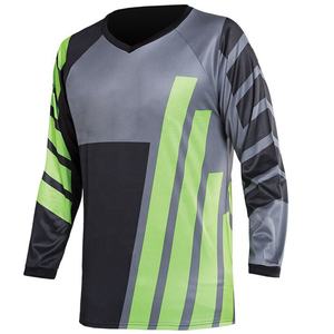 T-shirt de couleur unie pour motocross, haute qualité - Product Image 1