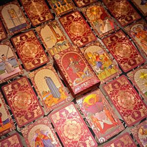 Kartu <span class=keywords><strong>Tarot</strong></span> Edukasi Kustom Vetter, Plastik Tahan Air, Cetak Warna Foil Emas, Buku Petunjuk Bahasa Inggris, Kotak Hadiah, Papan - Product Image 2