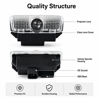 Proyector Láser LED de Bienvenida con Logotipo, Luz de Sombra Fantasma para Puerta de Coche Nissan