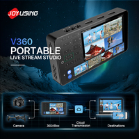 Joyusing V360 Pengalih Sumber Video Portabel, Pengalih Enkoder Monitor Rekaman Semua Dalam Satu