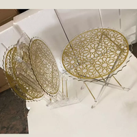 Table basse pliante en acrylique transparent, design moderne, écologique, de haute qualité, pour salon, extensible, imprimable