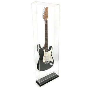 Acrylic UV-Protected <strong>Large</strong> Electric Guitar <strong>Display</strong> <strong>Case</strong> With Led Lights - Product Image 3
