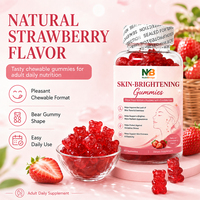 Gummies éclaircissantes pour la peau sans sucre ni gélatine OEM, pour la pigmentation
