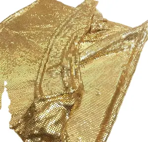 Необычная металлическая сетка на заказ, алюминиевая ткань chainmail, металлические блестки для сумок