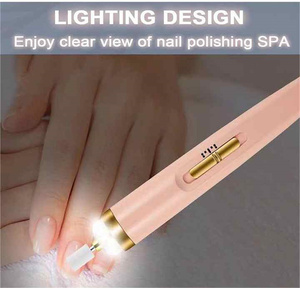 Kit Profesional de Esmalte de Uñas Eléctrico, Juego Completo de <span class=keywords><strong>Herramientas</strong></span> para Manicura <span class=keywords><strong>y</strong></span> Pedicura, Lima de Uñas Electrónica Hecha de Plástico Duradero - Product Image 6