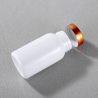 Conteneur vide personnalisé en plastique PET pour pilules, gélules, médicaments, vitamines et produits pharmaceutiques pour les comprimés de santé