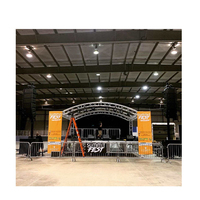 Système de treillis d'écran en aluminium de tente d'événement de support de DJ de lumière de scène pour l'affichage mené suspendu