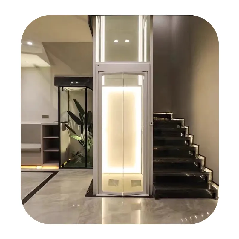 مصعد منزلي صغير كهربي لمنزل سكني مصعد معاقين هيدروليكي