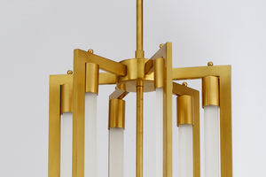 Plafonnier suspendu Post-moderne en laiton et verre, luminaire décoratif d'intérieur, luminaire décoratif de plafond, idéal pour un salon - Product Image 3