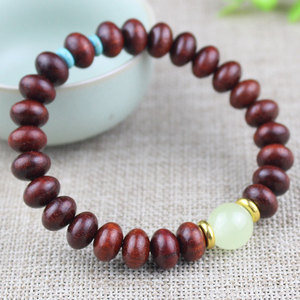 Zambian Blood Sandalwood <b>Bracelet</b> 10mm Abacus Beads Women's Jewelry Gift Fashion <b>Beaded</b> <b>Bracelets</b> - Product Image 1