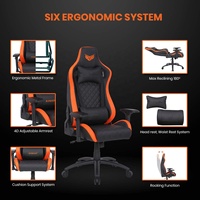 2025 haute qualité chinois électrique course simulateur chaise de jeu Cougar cuir exécutif Style chaise maison bureau utilisation