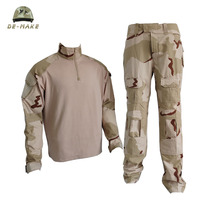 Ensemble uniforme tactique Woodland Frog Cut 2026 unisexe Ripstop pour la chasse en extérieur, chemise et pantalon, personnalisable OEM De-Make RF002-1