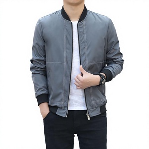 Chaqueta de Invierno para Hombre, Tendencia de la Industria, OEM, Lavada, Talla Grande, Transpirable, Ecológica, Cortavientos, con Cierre de Cremallera, Bordado Personalizado - Product Image 1