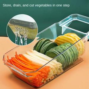 Multi-functional Professional Stainless Steel <b>Vegetable</b> Chopper with Container - Product Image 4