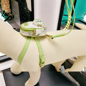 Aksesori hewan peliharaan, Solid, bernapas, Set kerah anjing & kucing & tali multifungsi dalam gaya klasik, mewah, Modern - Product Image 3