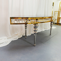 Table de mariage en cristal Offre Spéciale moderne Table d'hôtel et de salle d'événement pour les mariages