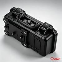 Für SurRon Light BeeS/X Motocross E-Bike Schwarze Kunststoff-Seitenbox Aufbewahrungskoffer-Set Motocross-Gepäck Nachrüst-Teile-Kit