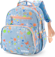 Sac à dos personnalisable unisexe pour la maternelle, sacs d'école mignons en PC souple pour enfants avec fermeture éclair et doublure en polyester