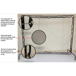 9ftx7ft Heavy Duty Outdoor Practice <strong>Tennis</strong> Trainer Rebound Tool <strong>Tennis</strong> Rebounder <strong>Wall</strong> - Product Image 2