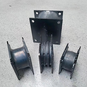 Ammortizzatore in gomma supporto Anti-vibrazione tampone in gomma per rulli stradali Dynapac parti compattatore a rulli in gomma - Product Image 1
