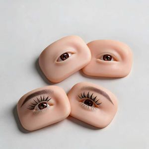 Molde para Pestañas, Patrón de Cejas, Modelo de Ojo, Plástico Blando para Práctica de Injerto de Pestañas, para Salón de Belleza - Product Image 2