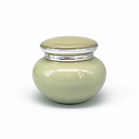 Pot à crème pour le visage, récipient cosmétique rond pour masque facial et huile essentielle, pot vide pour soins de la peau avec couvercle