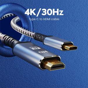2024<span class=keywords><strong>สาย</strong></span> USB C เป็น <span class=keywords><strong>HDMI</strong></span> 4K 1m 1.8m 3M USB Type C TO <span class=keywords><strong>HDMI</strong></span> <span class=keywords><strong>ต</strong></span>ัวผู้3D จอแสดงผล HDR สำหรับสมาร์ทโฟนโน้<span class=keywords><strong>ต</strong></span><span class=keywords><strong>บุ๊ค</strong></span>ทีวี - Product Image 2