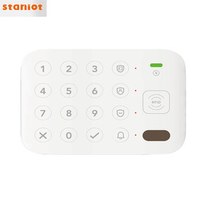 Teclado Inalámbrico Staniot para Sistema de Seguridad Doméstica, Teclado de Alarma Antirrobo de 433 MHz, Teclado para Sistema de Alarma con Red WiFi y GSM - Product Image 1